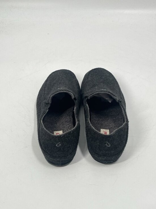Olukai Moloa Hulu Slipper Gray Felt Slip On Wool Blend Loafers Sz 12 main image 5